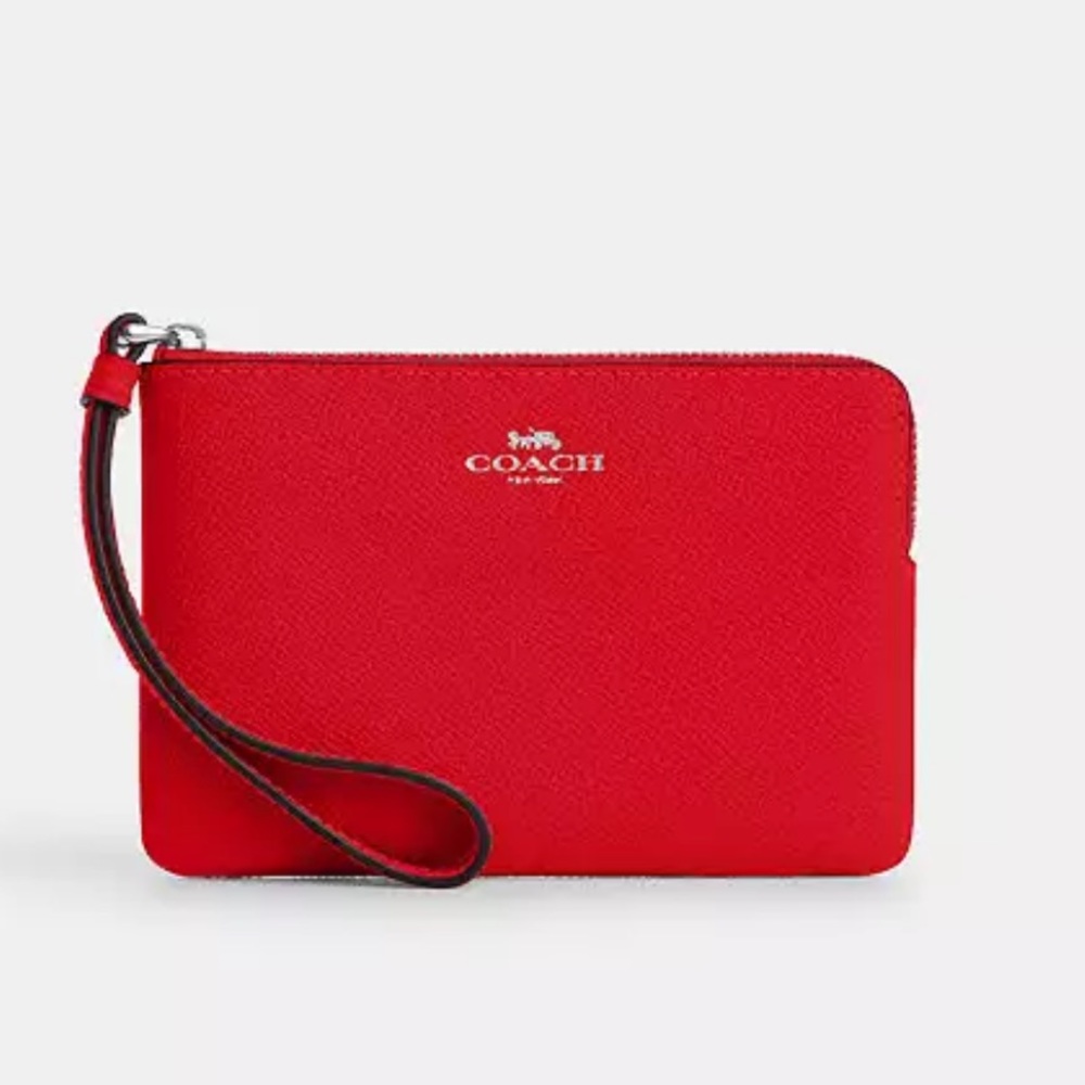 Coach Corner Zip Wristlet new in packaging